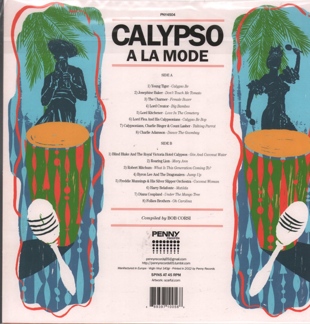 Various Artists - Calypso A La Mode - Lp