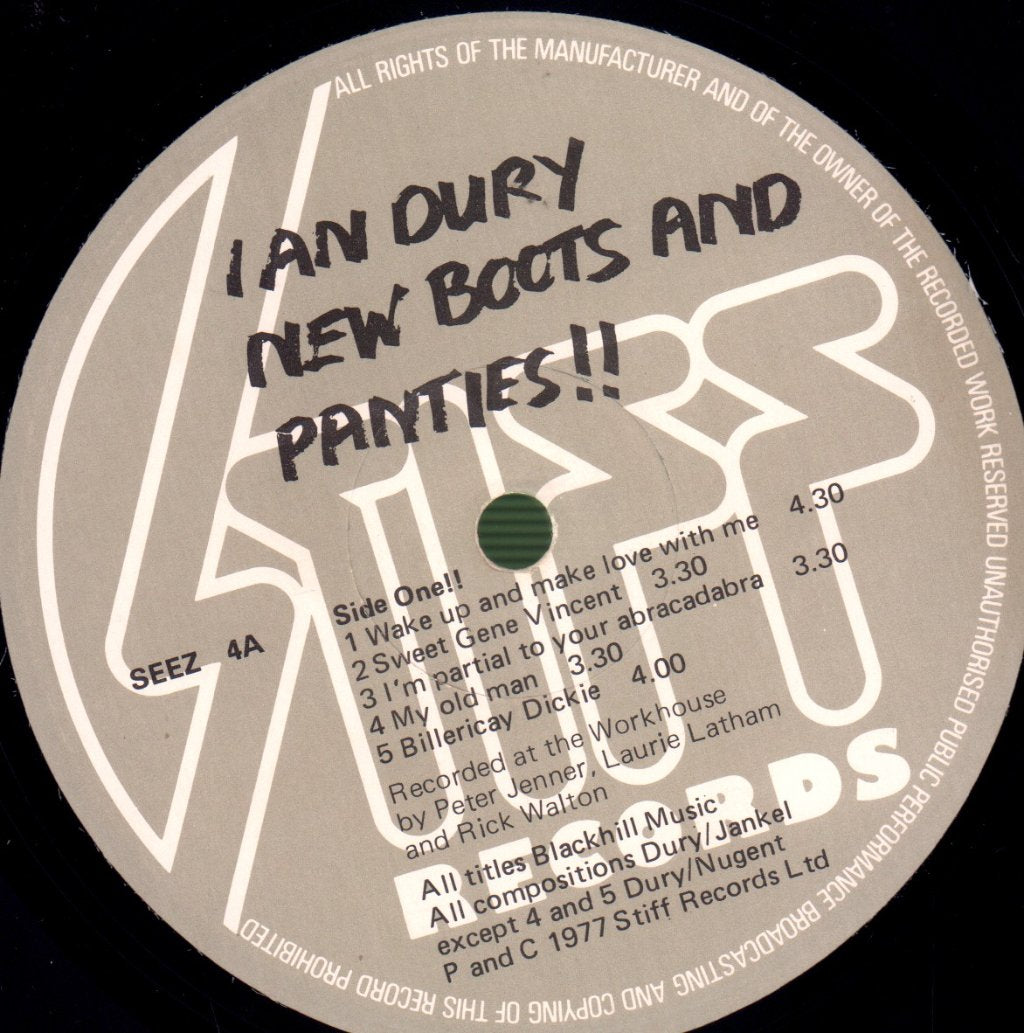 Ian Dury And The Blockheads - New Boots And Panties - Lp