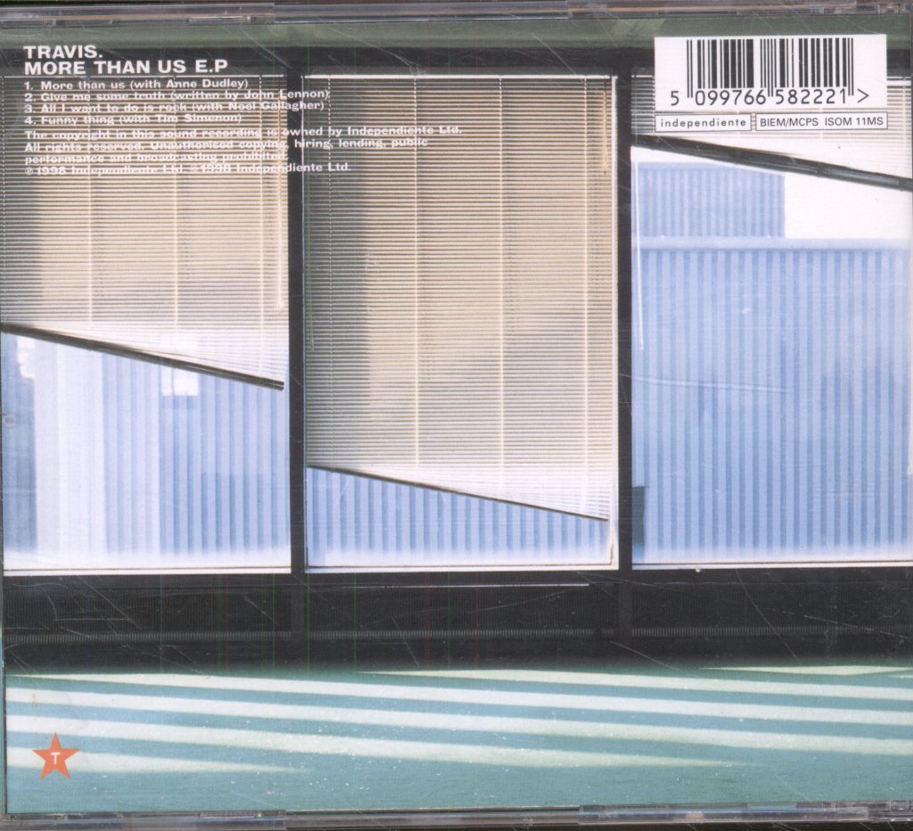Travis - More Than Us E.P - Cd