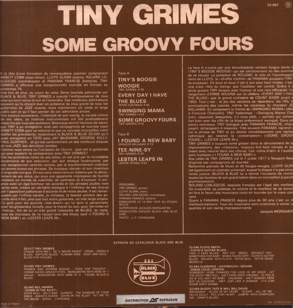 Tiny Grimes - Some Groovy Fours - Lp