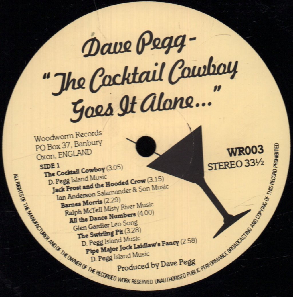 Dave Pegg - Cocktail Cowboy Goes It Alone - Lp