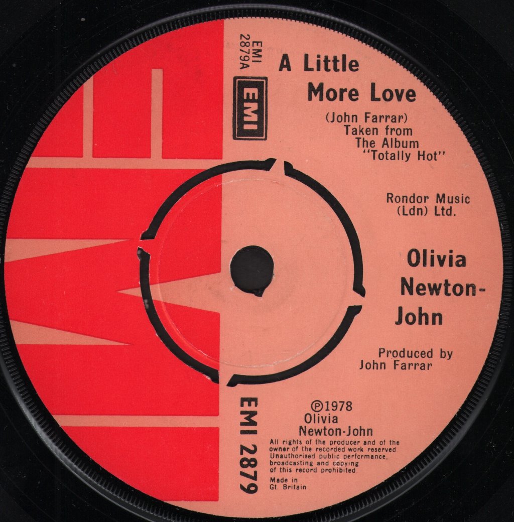 Olivia Newton John - A Little More Love - 7 Inch
