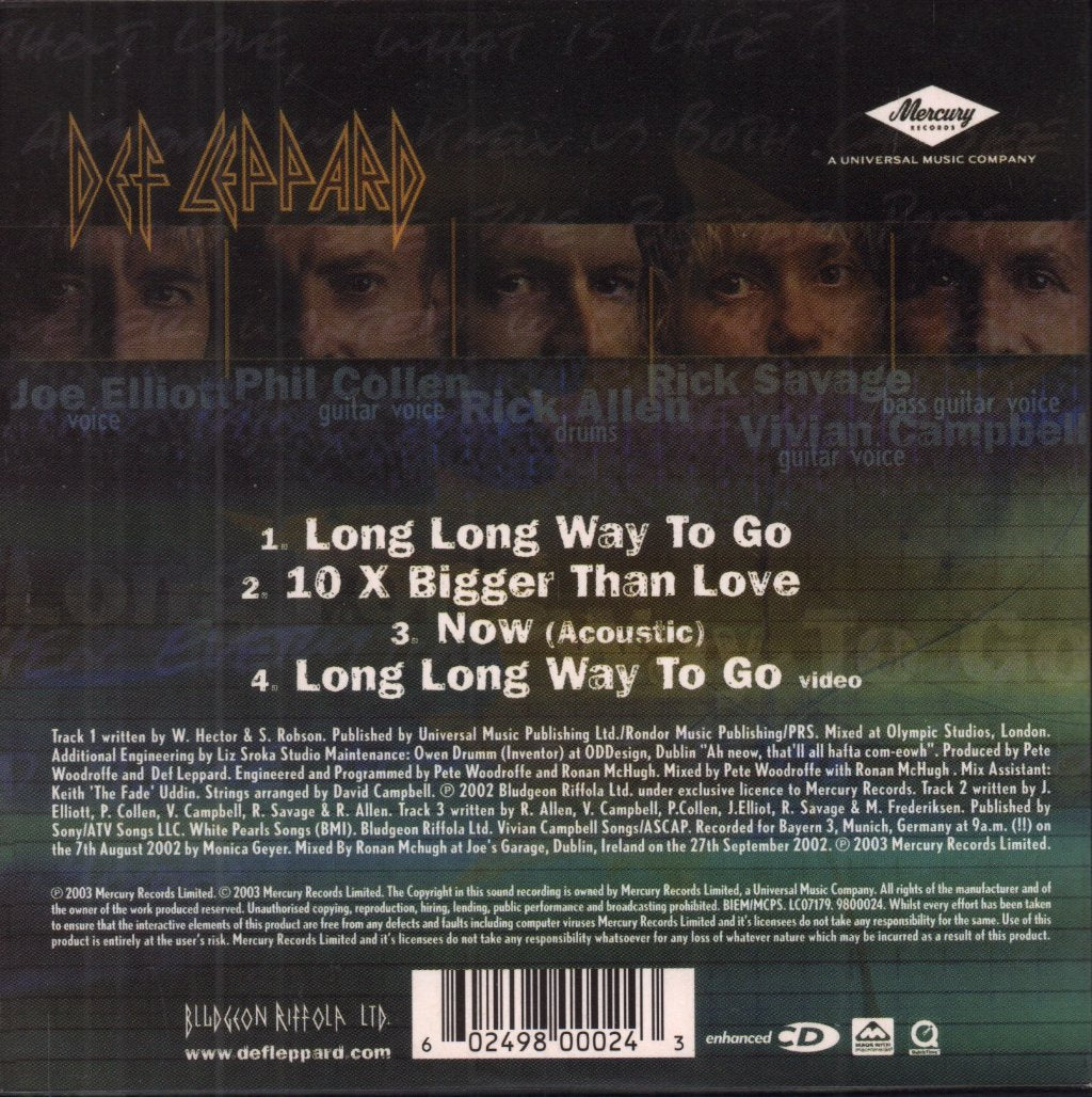 Def Leppard - Long Long Way To Go - Cd