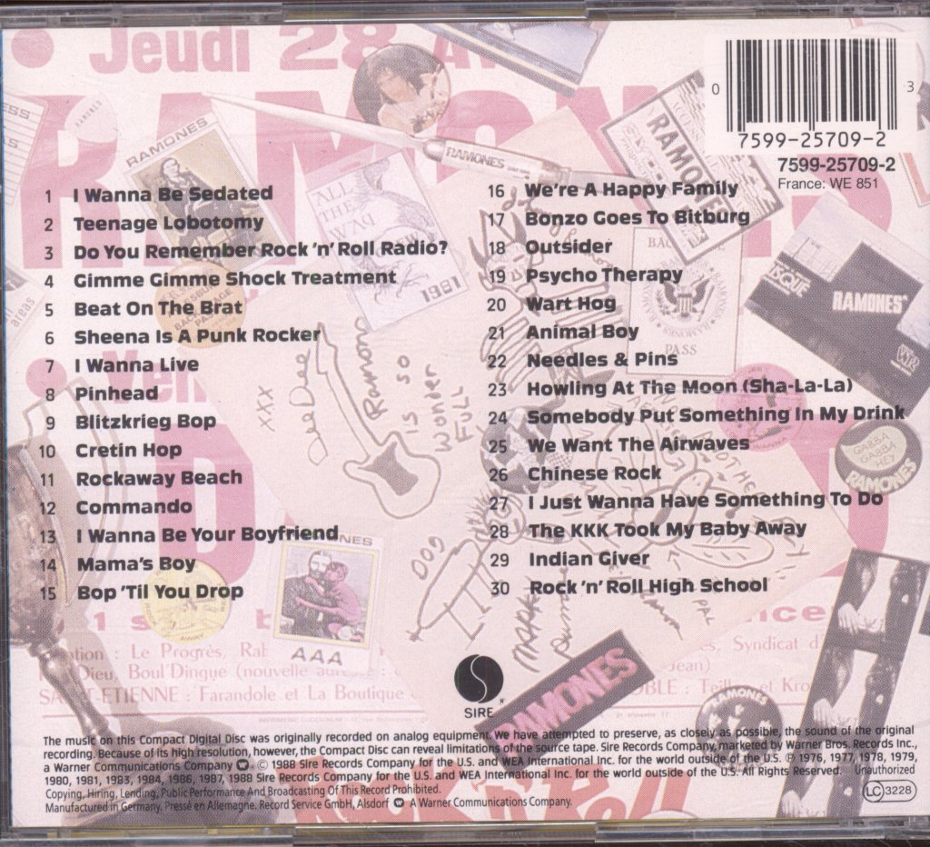 Ramones - Ramones Mania - Cd