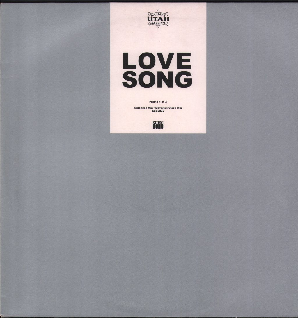 Utah Saints - Love Song - 12 Inch