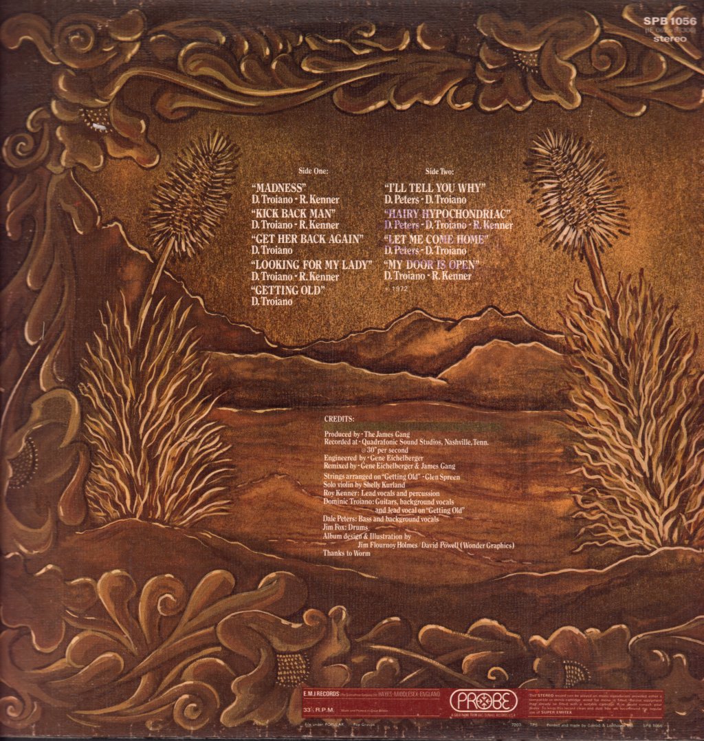 James Gang - Straight Shooter - Lp
