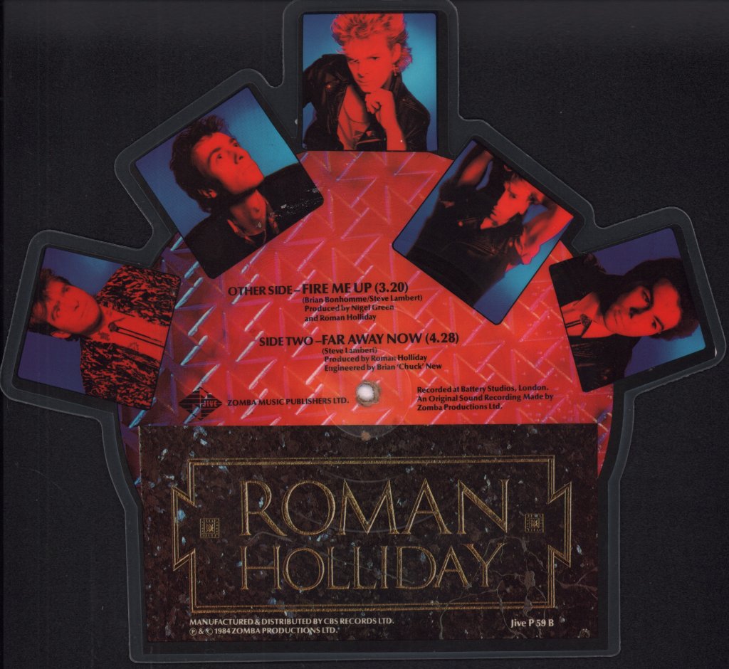 Roman Holliday - Fire Me Up - 7 Inch