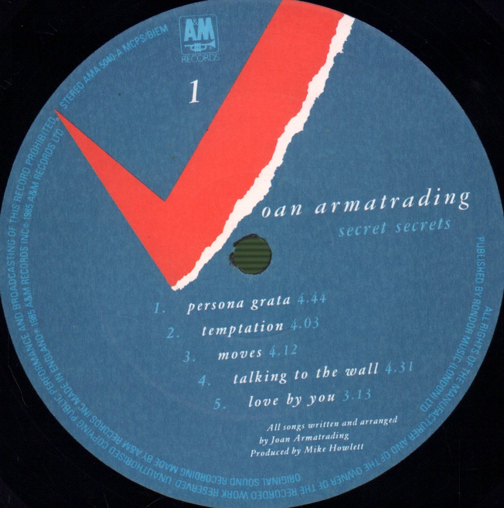 Joan Armatrading - Secret Secrets - Lp