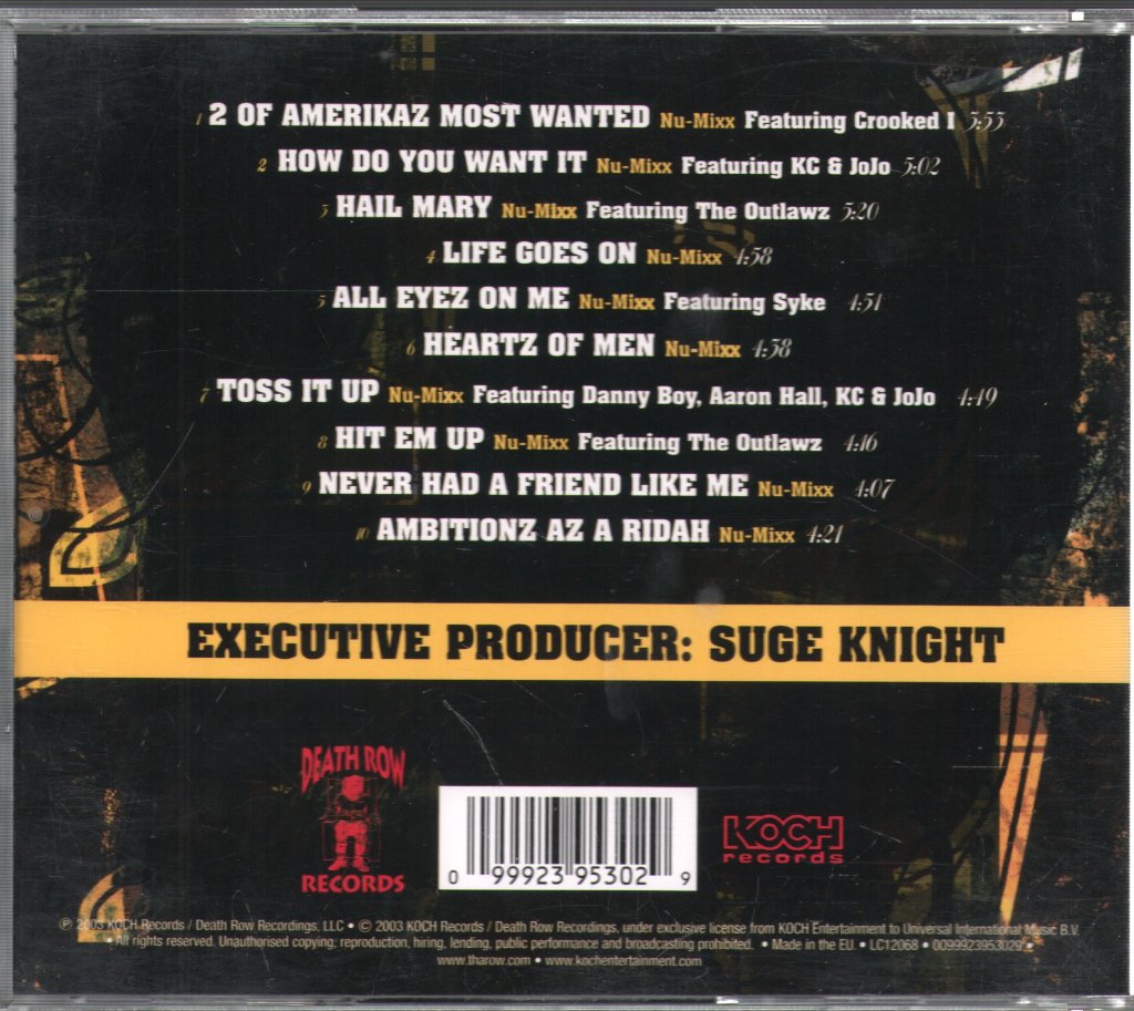 2Pac - Nu-Mixx Klazzics - Cd