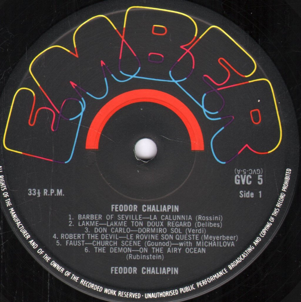 Feodor Chaliapin - Feodor Chaliapin - Lp