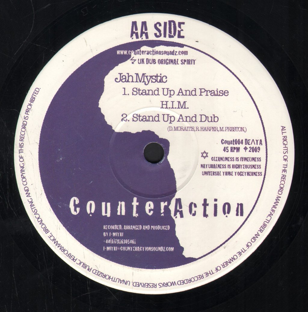 CounterAction Warriors Feat Izyah Davis / Jah Mystic - Look How Long / Stand Up And Praise H.I.M. - 10 Inch