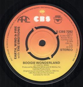 Earth Wind And Fire With Emotions - Boogie Wonderland - 7 Inch
