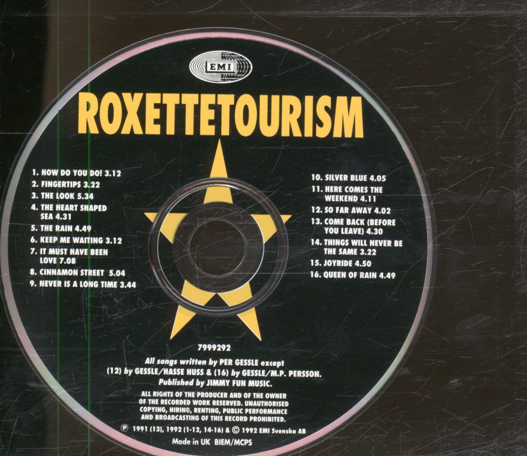 Roxette - Tourism - Cd