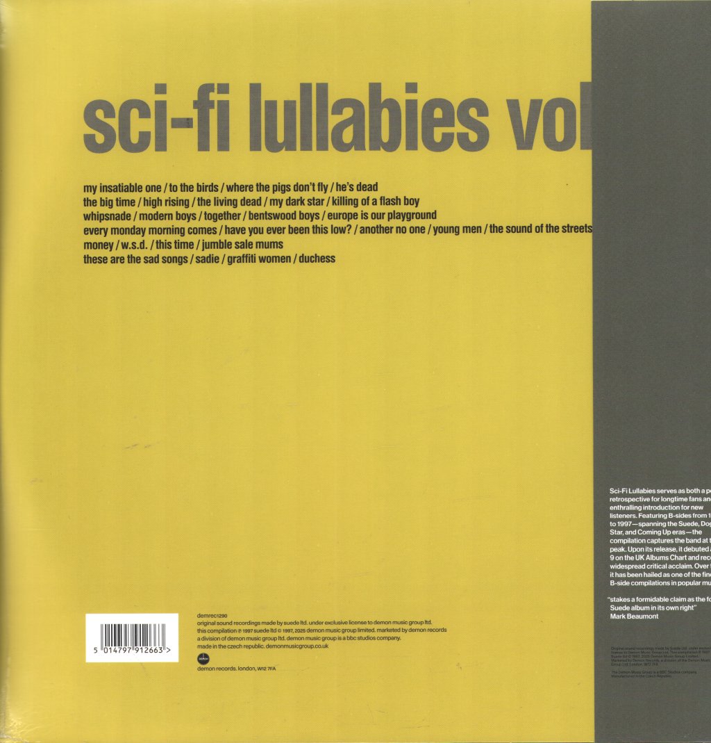 Suede - Sci-fi Lullabies Vol. 1 - Triple Lp