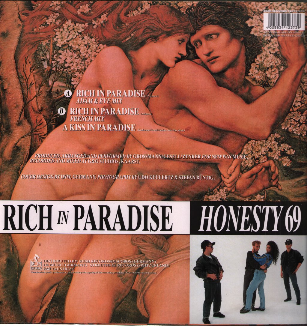Honesty 69 - Rich In Paradise - 12 Inch
