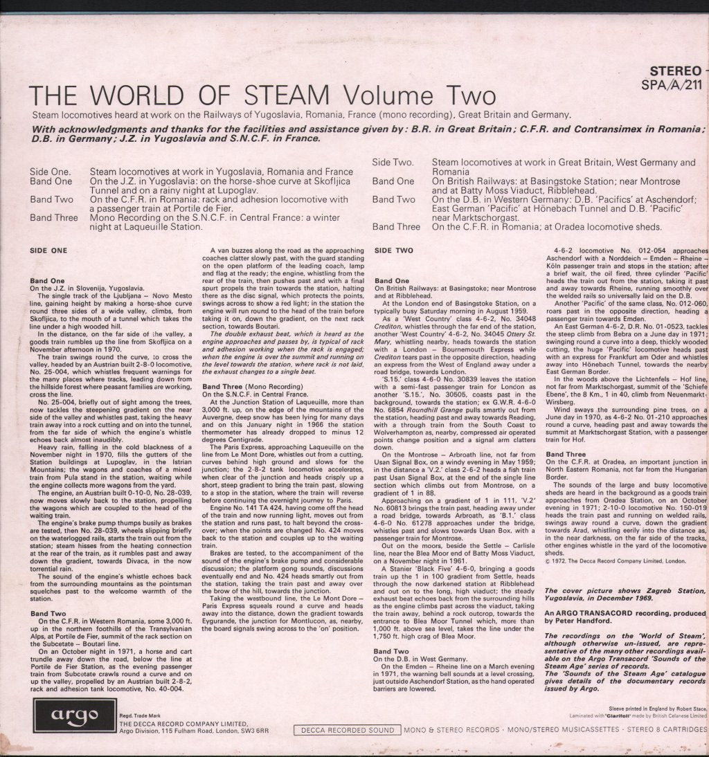 World Of Steam - Volume 2 - Lp