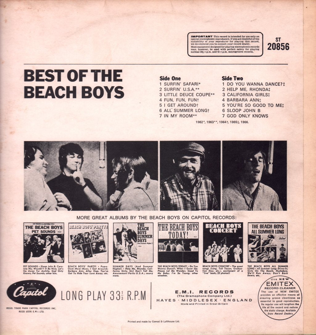 Beach Boys - Best Of - Lp