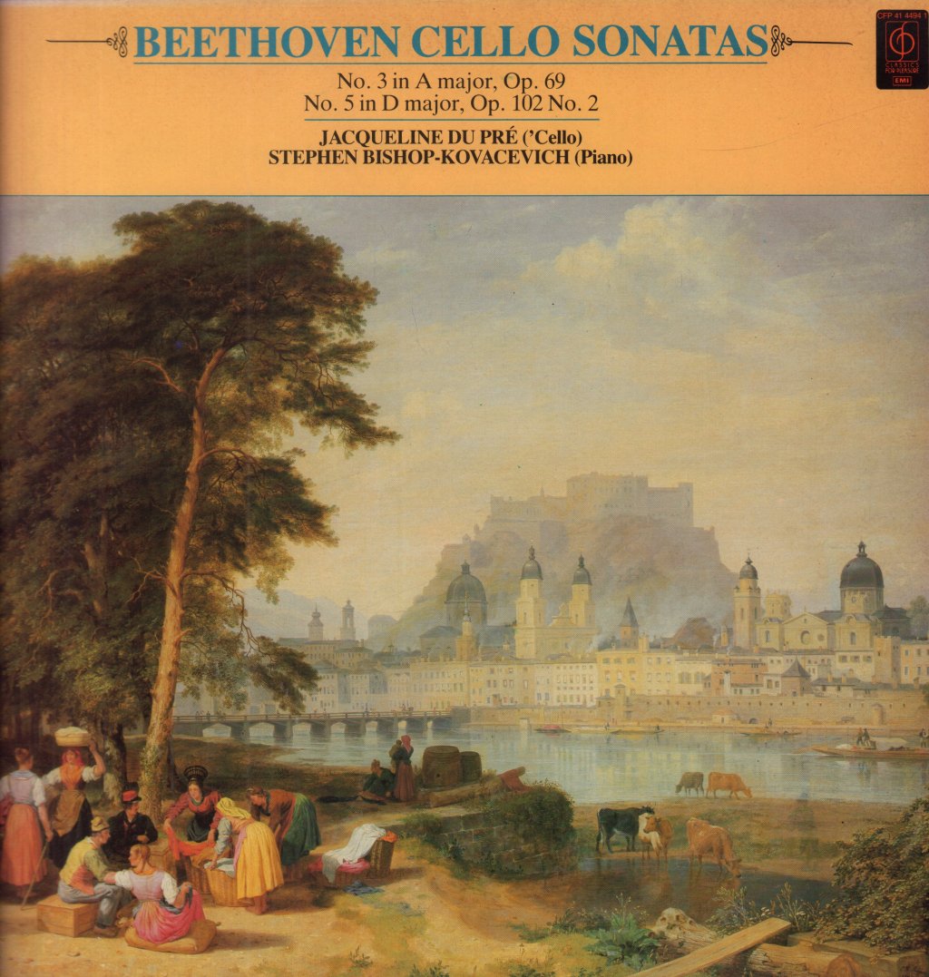 Jacqueline Du Pre / Stephen Bishop-Kovacevich - Beethoven Cello Sonatas - Lp