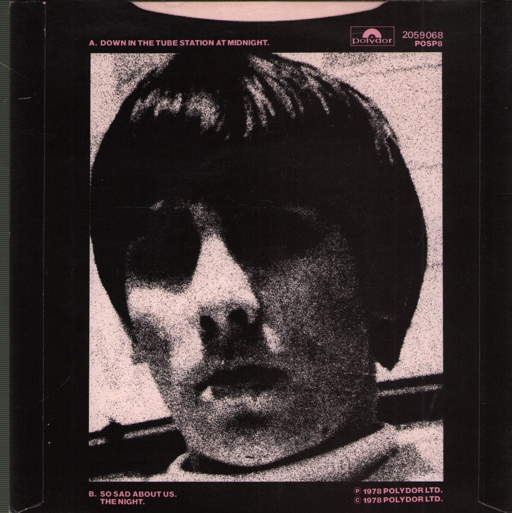 Jam - Down In The Tube Station At Midnight - 7 Inch