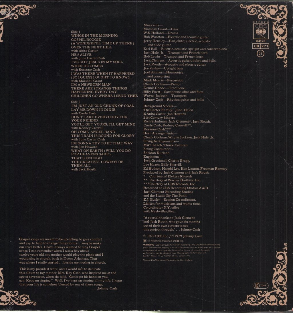 Johnny Cash - A Believer Sings The Truth - Lp