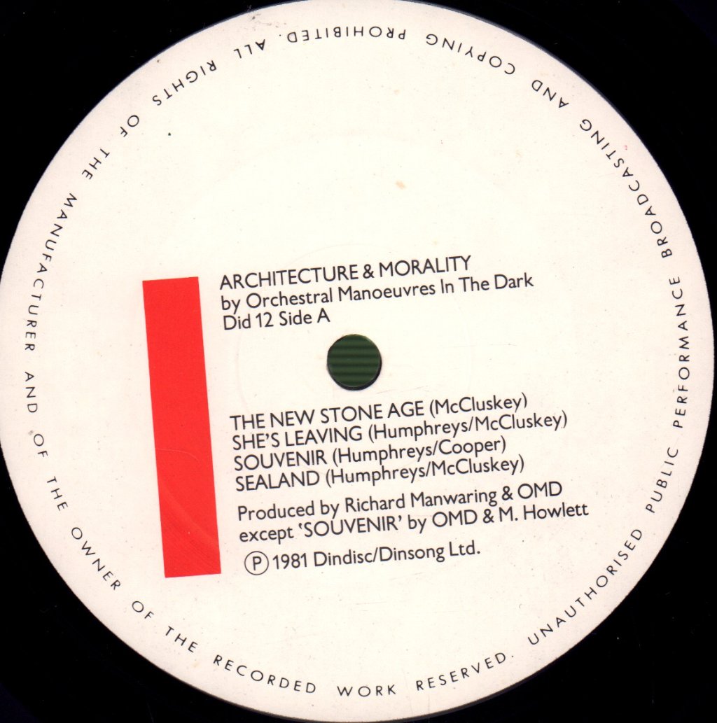 OMD - Architecture And Morality - Lp