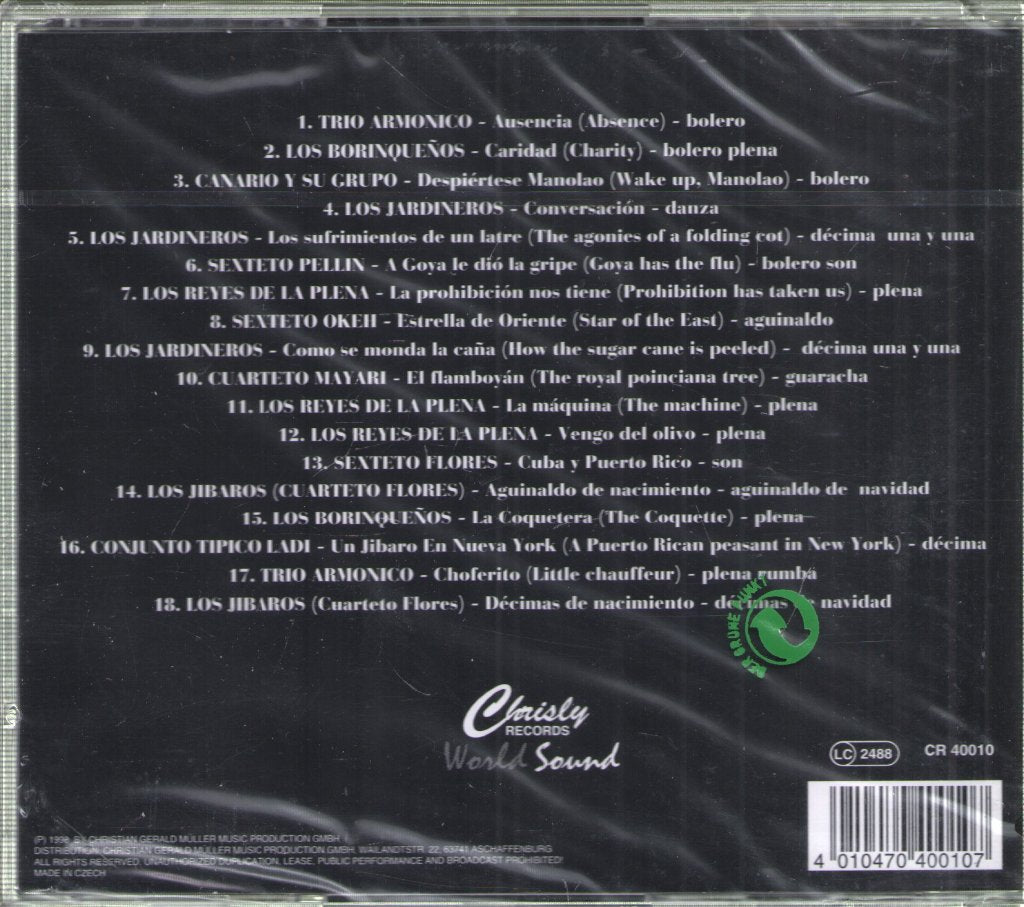 Various Artists - Legendary Music From Puerto Rico - Cd