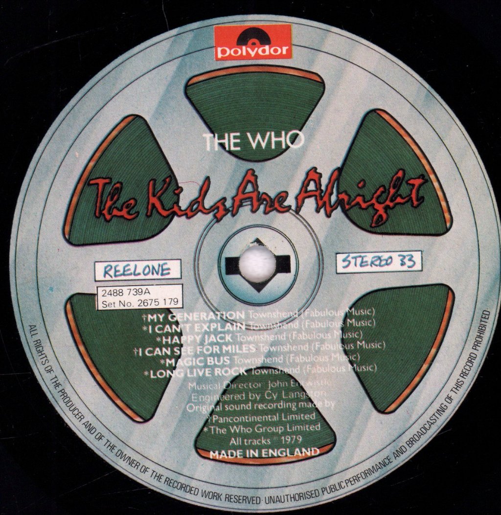 Who - Kids Are Alright - Double Lp