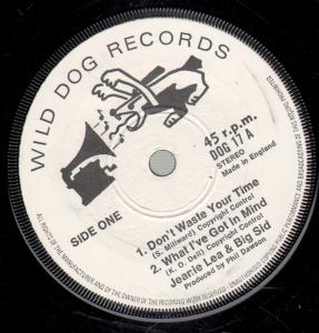 Jeanie Lea And Big Sid - Don't Waste Your Time - 7 Inch