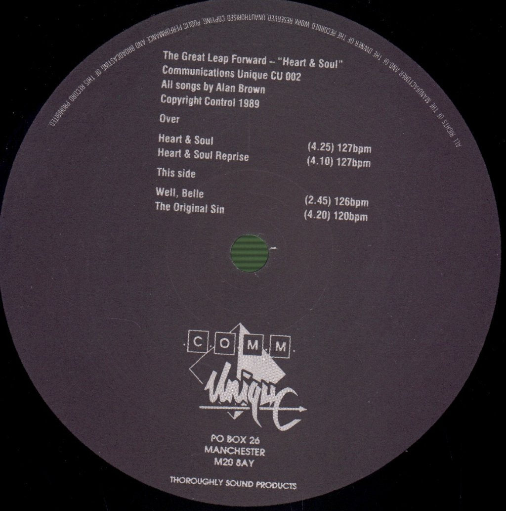 Great Leap Forward - Heart And Soul - 12 Inch