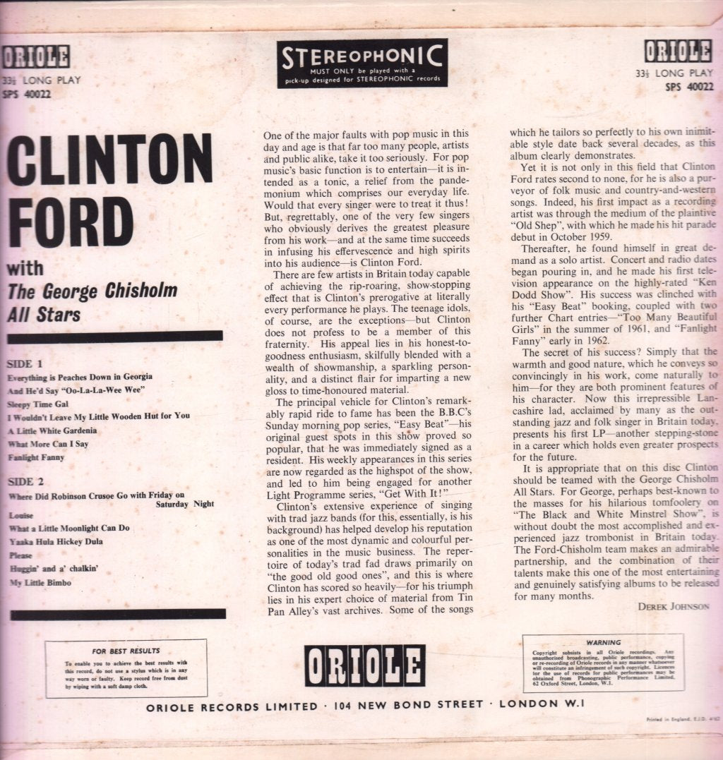 Clinton Ford - Clinton Ford - Lp