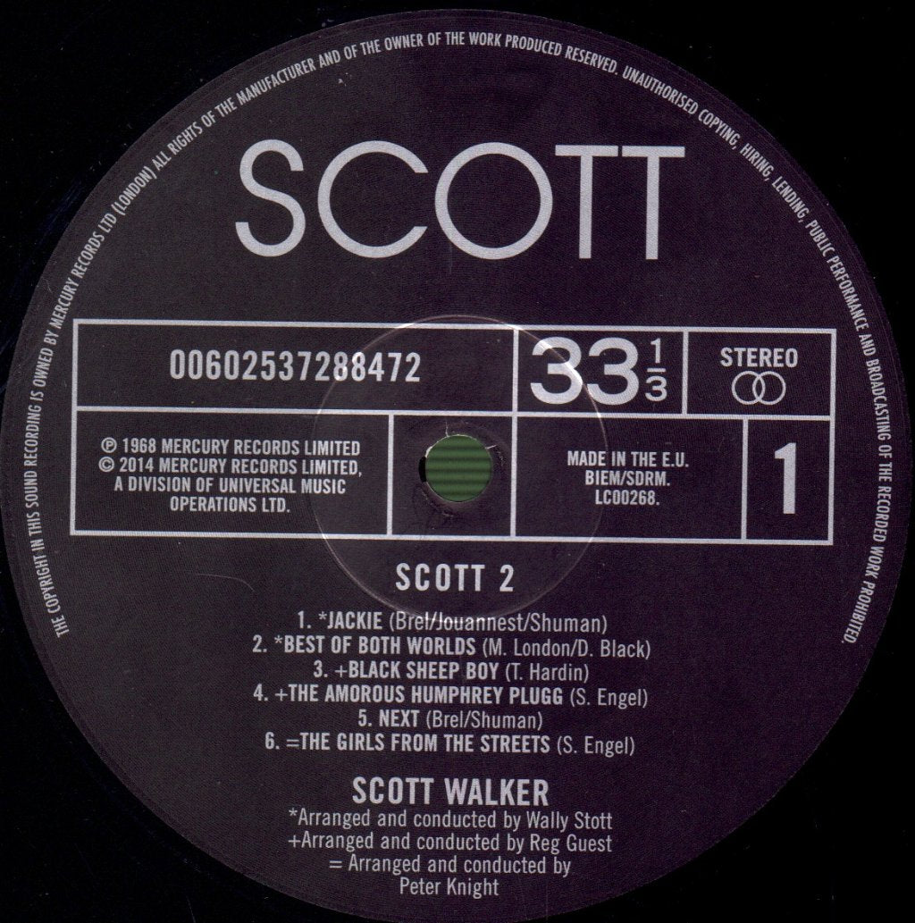 Scott Walker - Scott 2 - Lp