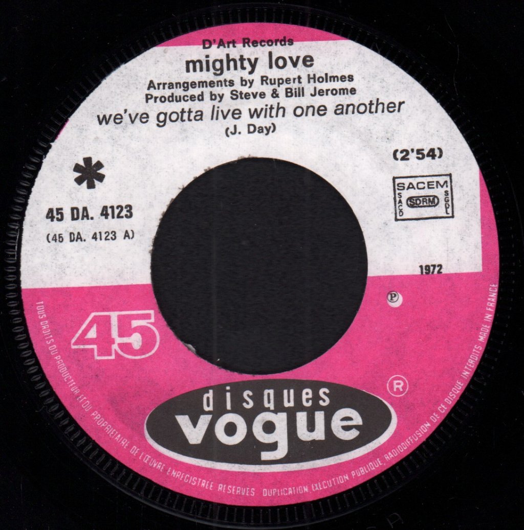 Mighty Love - We've Gotta Live With One Another - 7 Inch