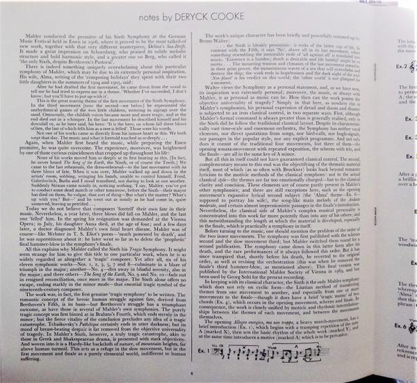 Chicago Symphony Orchestra - mahler Symphony No. 6 In A Minor - Double Lp
