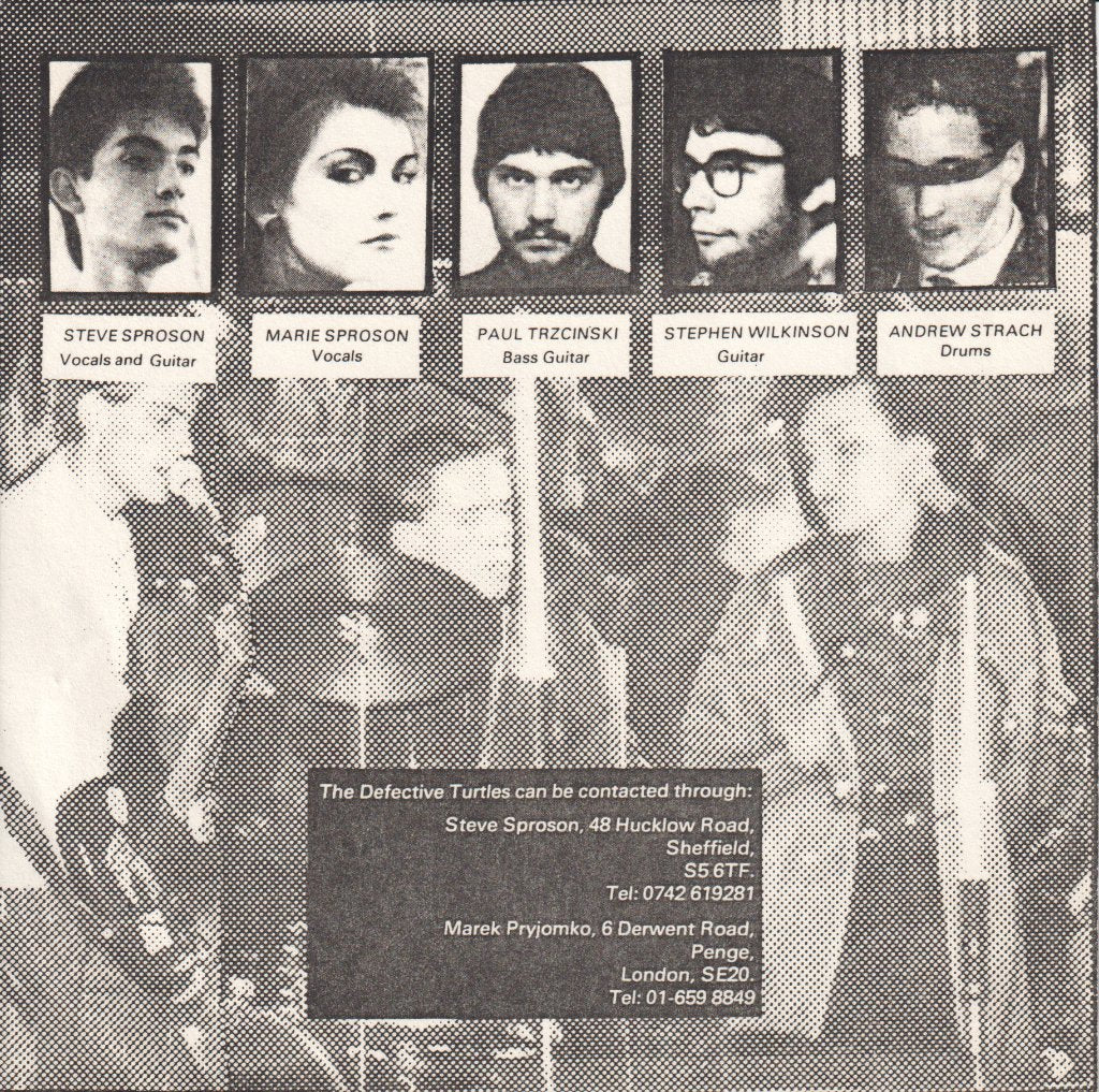 Defective Turtles - Fanning Fires - 7 Inch