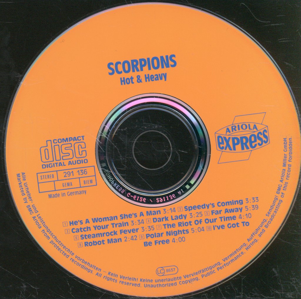 Scorpions - Hot & Heavy - Cd