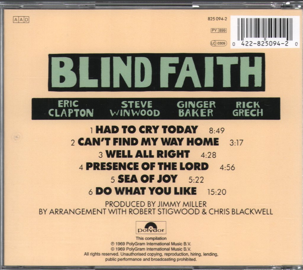 Blind Faith - Blind Faith - Cd