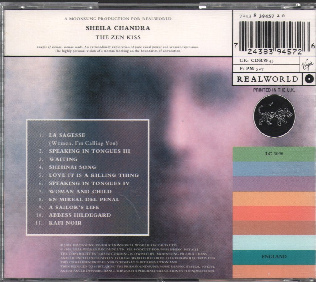 Sheila Chandra - Zen Kiss - Cd
