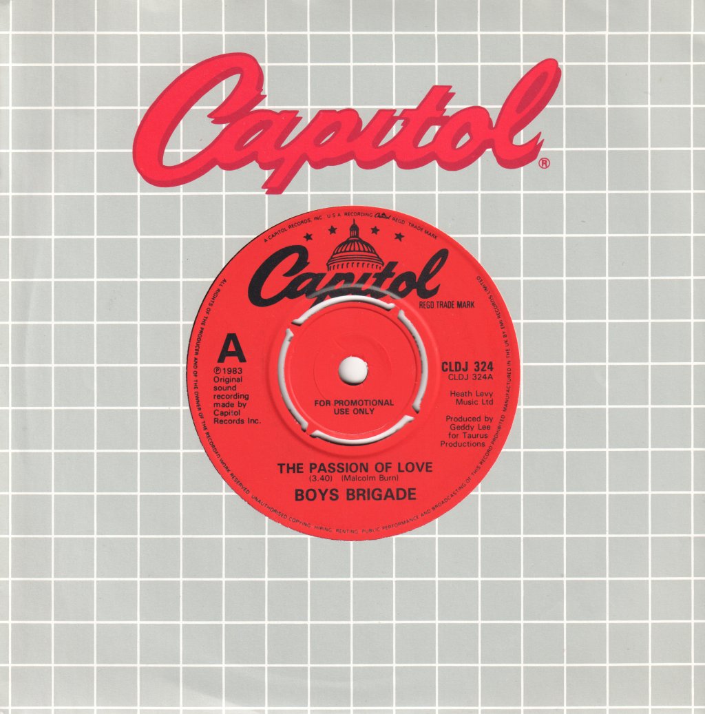 Boys Brigade - Passion Of Love - 7 Inch