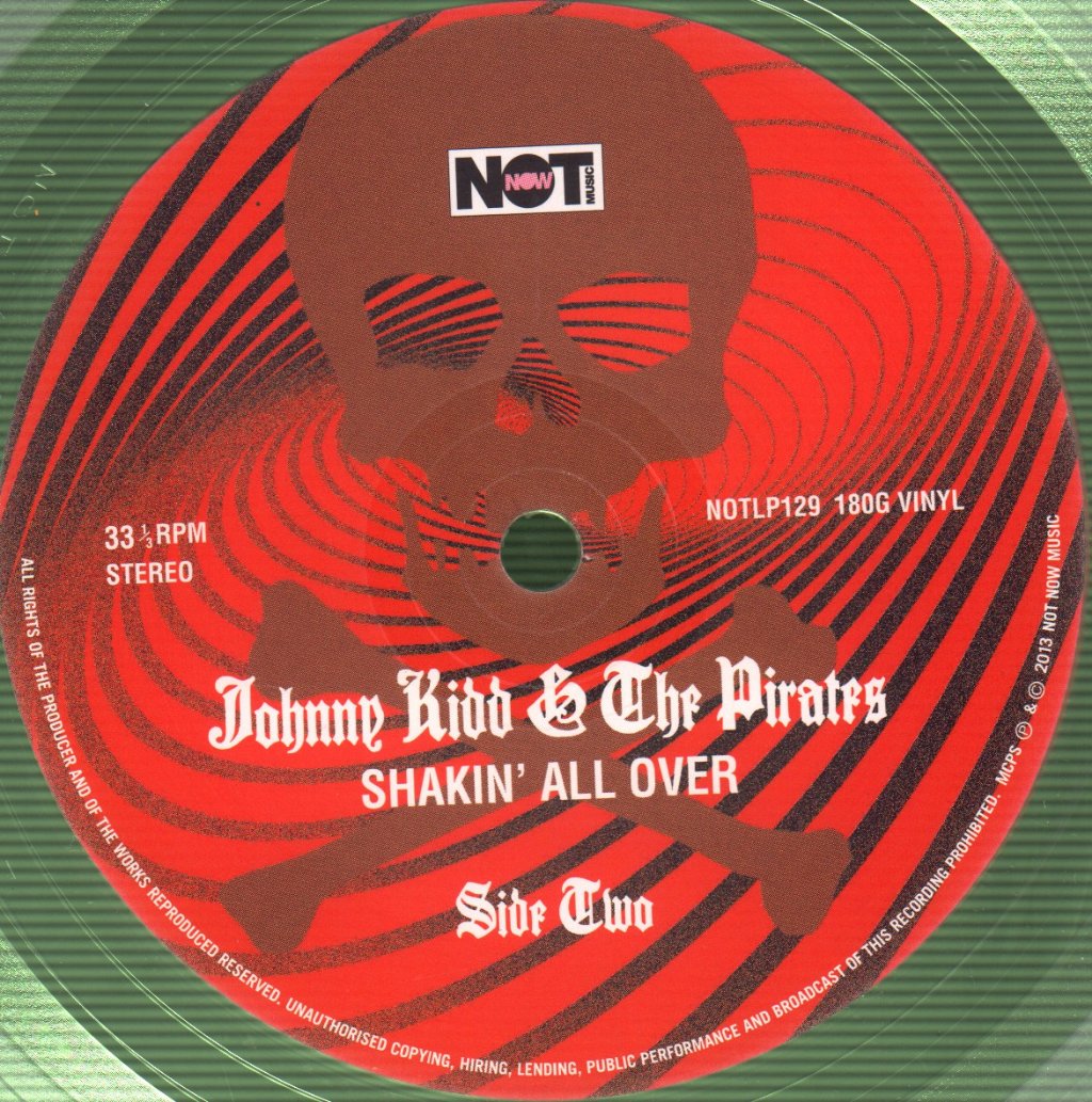 Johnny Kidd And The Pirates - Shakin' All Over (Greatest Hits) - Lp