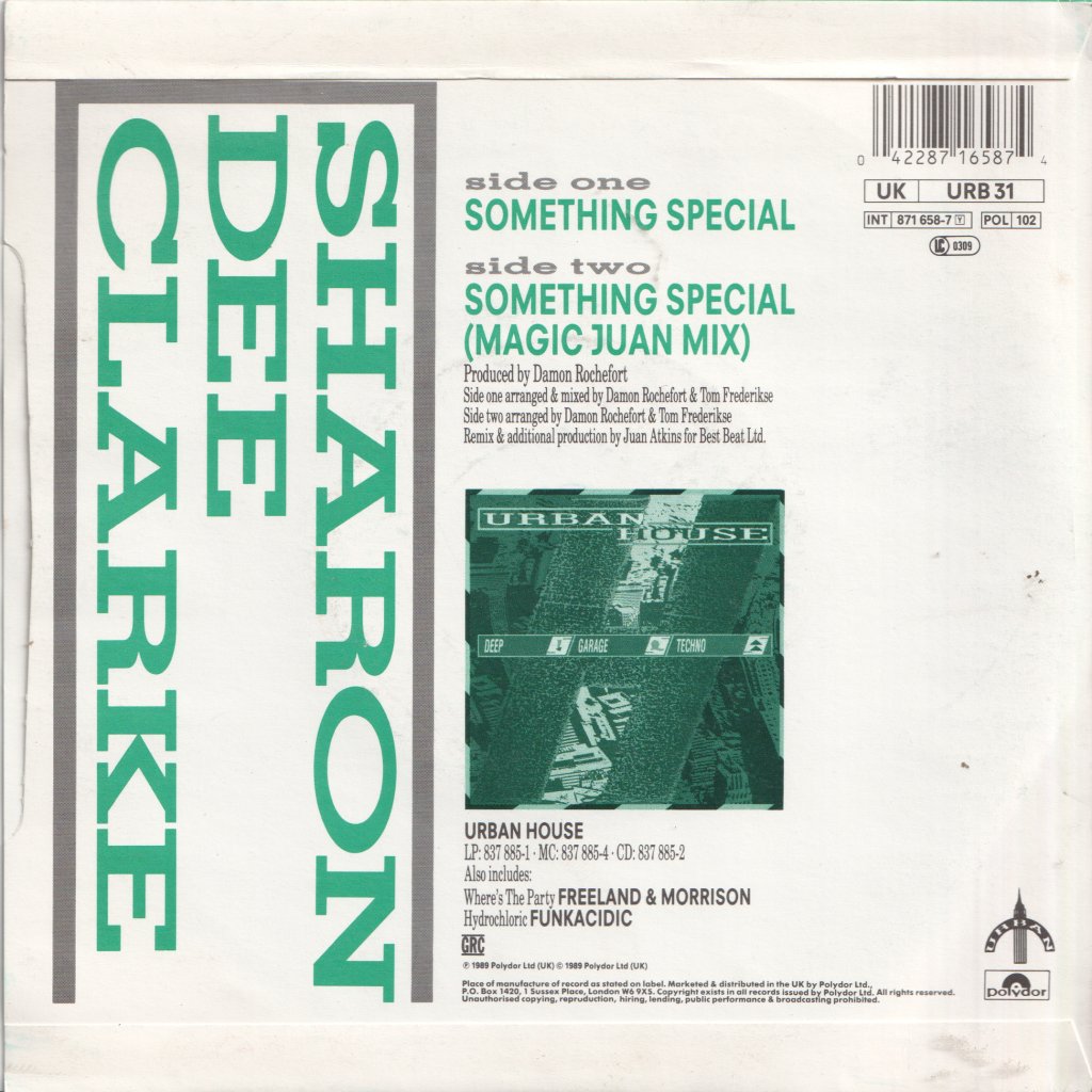 Sharon Dee Clarke - Something Special - 7 Inch