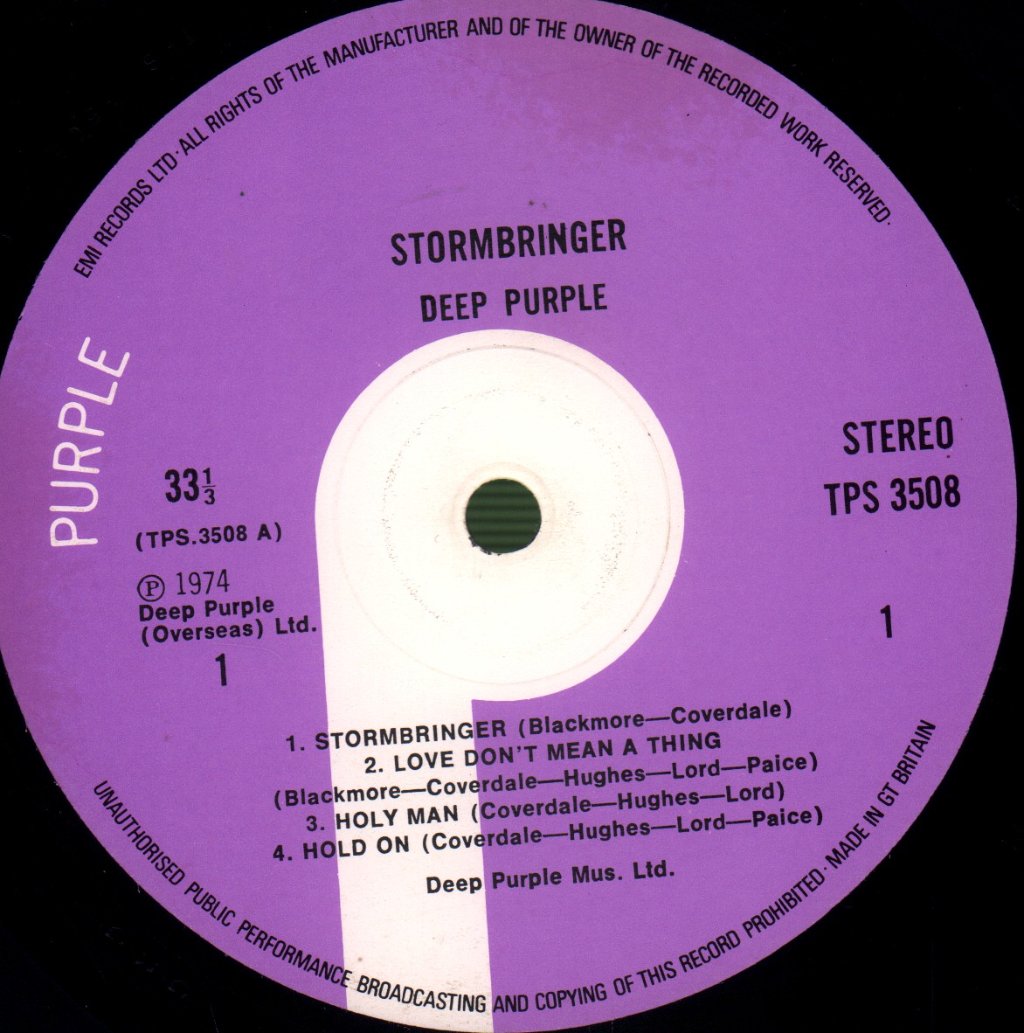 Deep Purple - Stormbringer - Lp