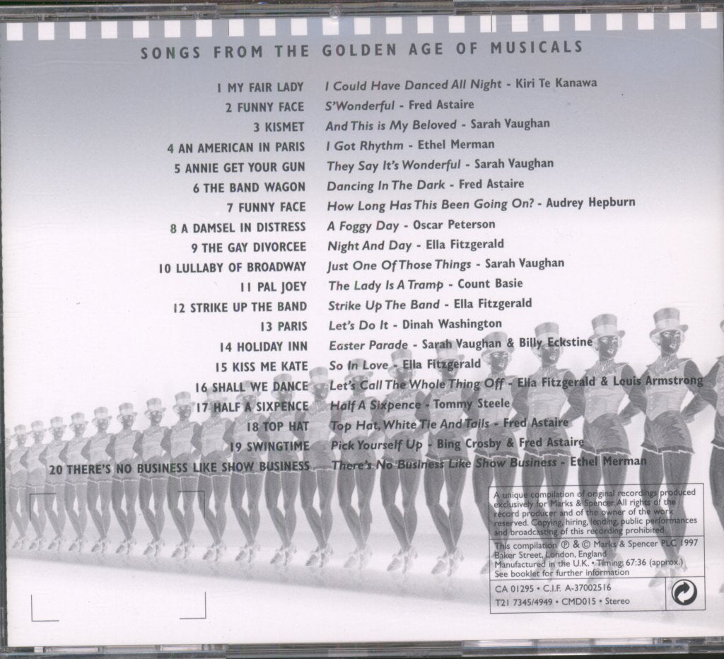Various Artists - Showtime - Songs From The Golden Age Of Musicals - Cd