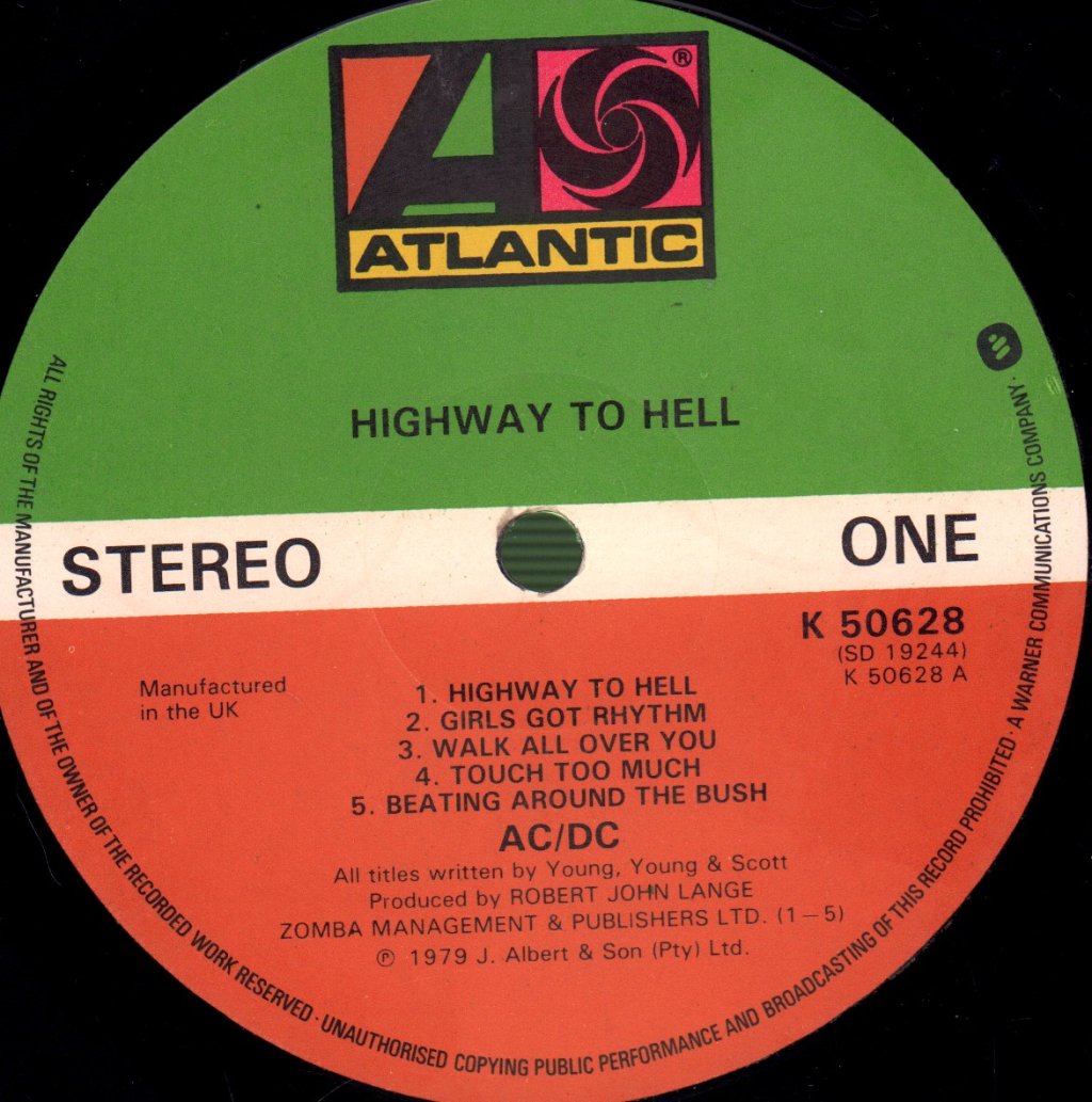 AC/DC - Highway To Hell - Lp