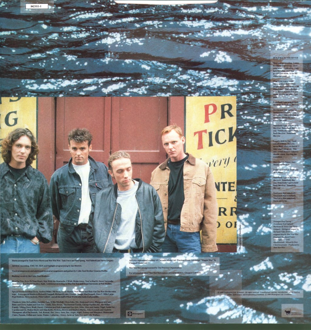 Wet Wet Wet - Holding Back The River - Lp