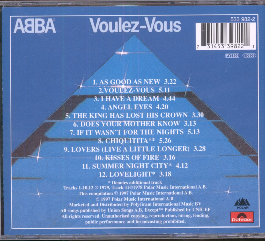 ABBA - Voulez-Vous - Cd