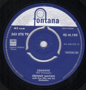 Johnny Mathis - Someone - 7 Inch