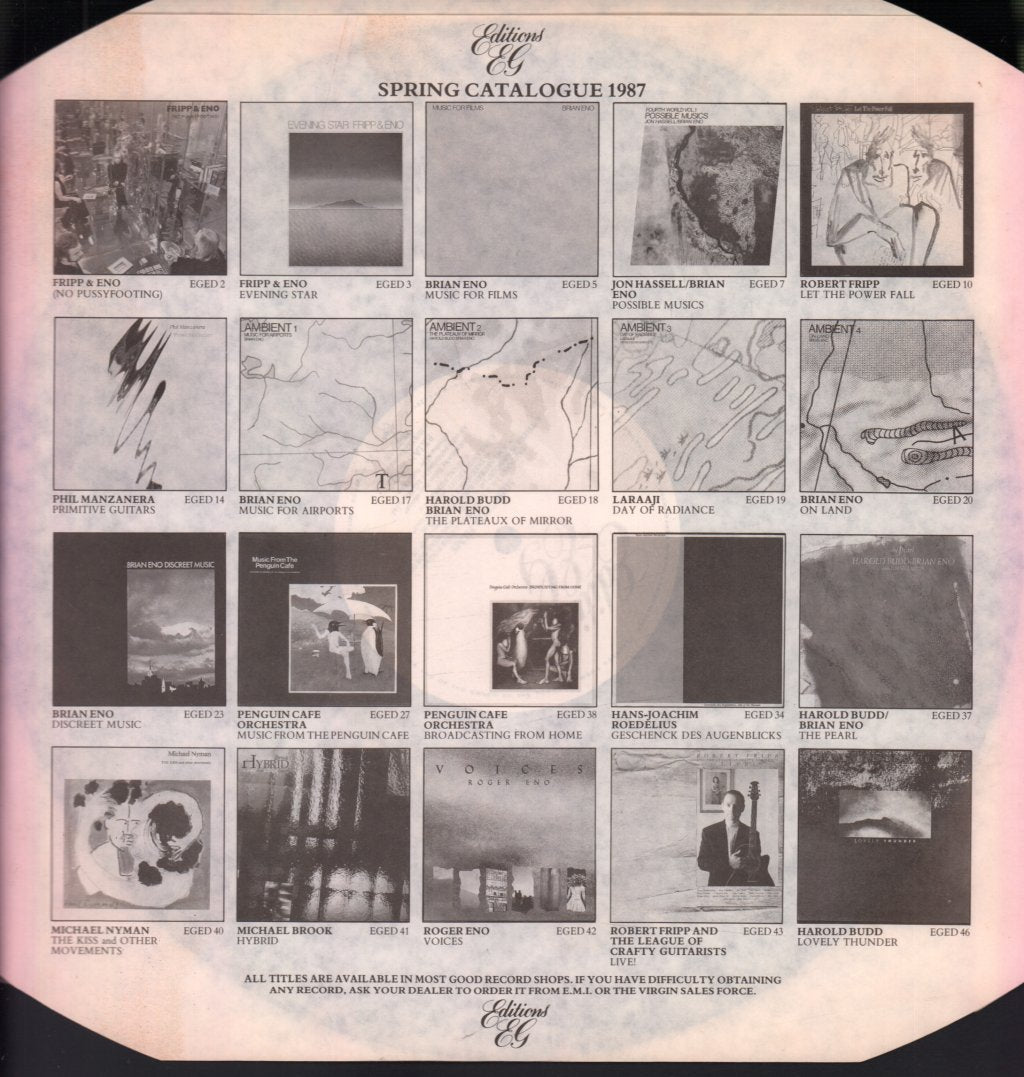 Brian Eno - Music For Films - Lp