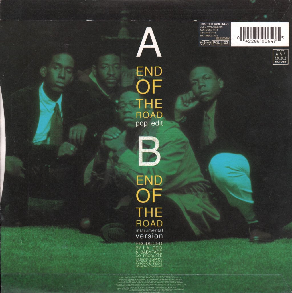 Boyz II Men - End Of The Road - 7 Inch