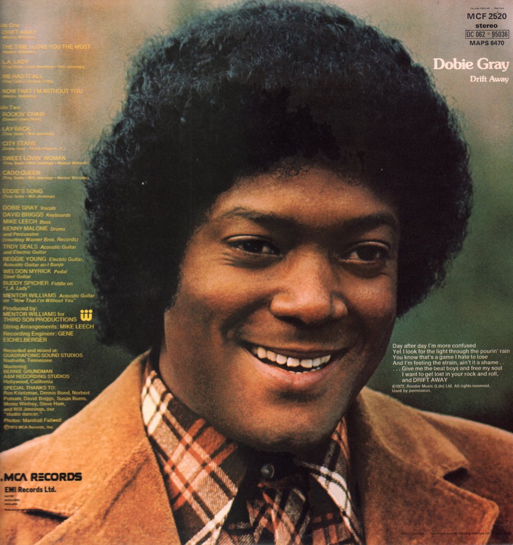 Dobie Gray - Drift Away - Lp