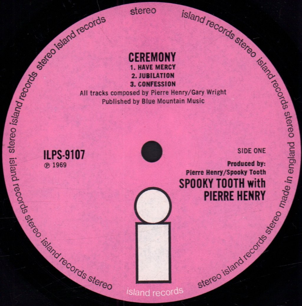 Spooky Tooth With Pierre Henry - Ceremony - Lp